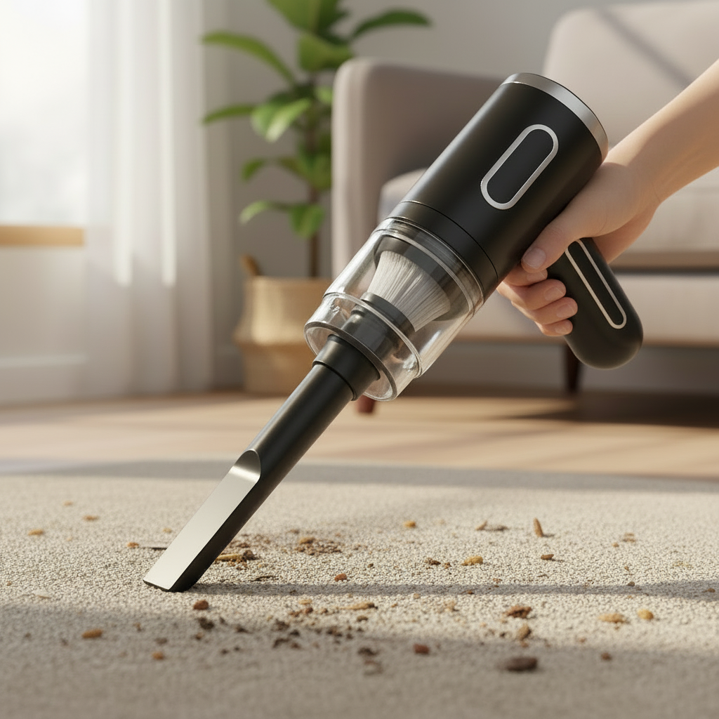 AutoHaven JetX Turbo | 29000Pa Wireless Car Vacuum Cleaner - Compact & Powerful