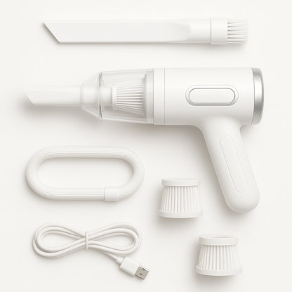 AutoHaven JetX Turbo | 29000Pa Wireless Car Vacuum Cleaner - Compact & Powerful