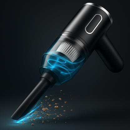 AutoHaven JetX Turbo | 29000Pa Wireless Car Vacuum Cleaner - Compact & Powerful